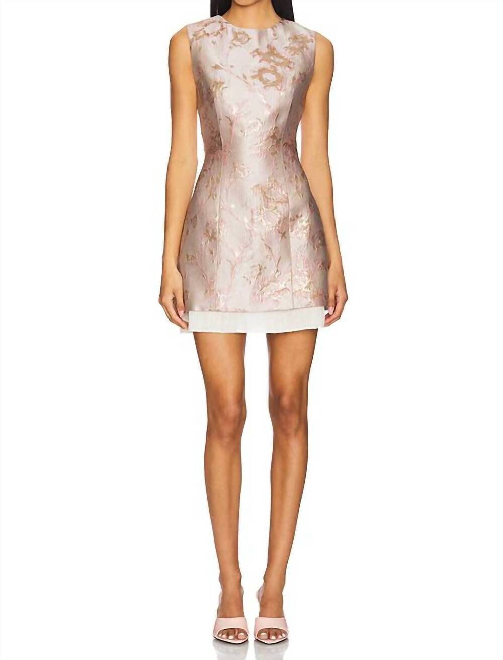 NEW ANNA QUAN mabel mini dress in rosewater